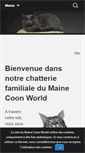 Mobile Screenshot of maine-coon.fr