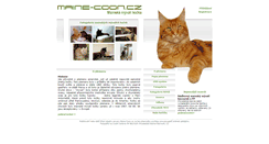 Desktop Screenshot of maine-coon.cz